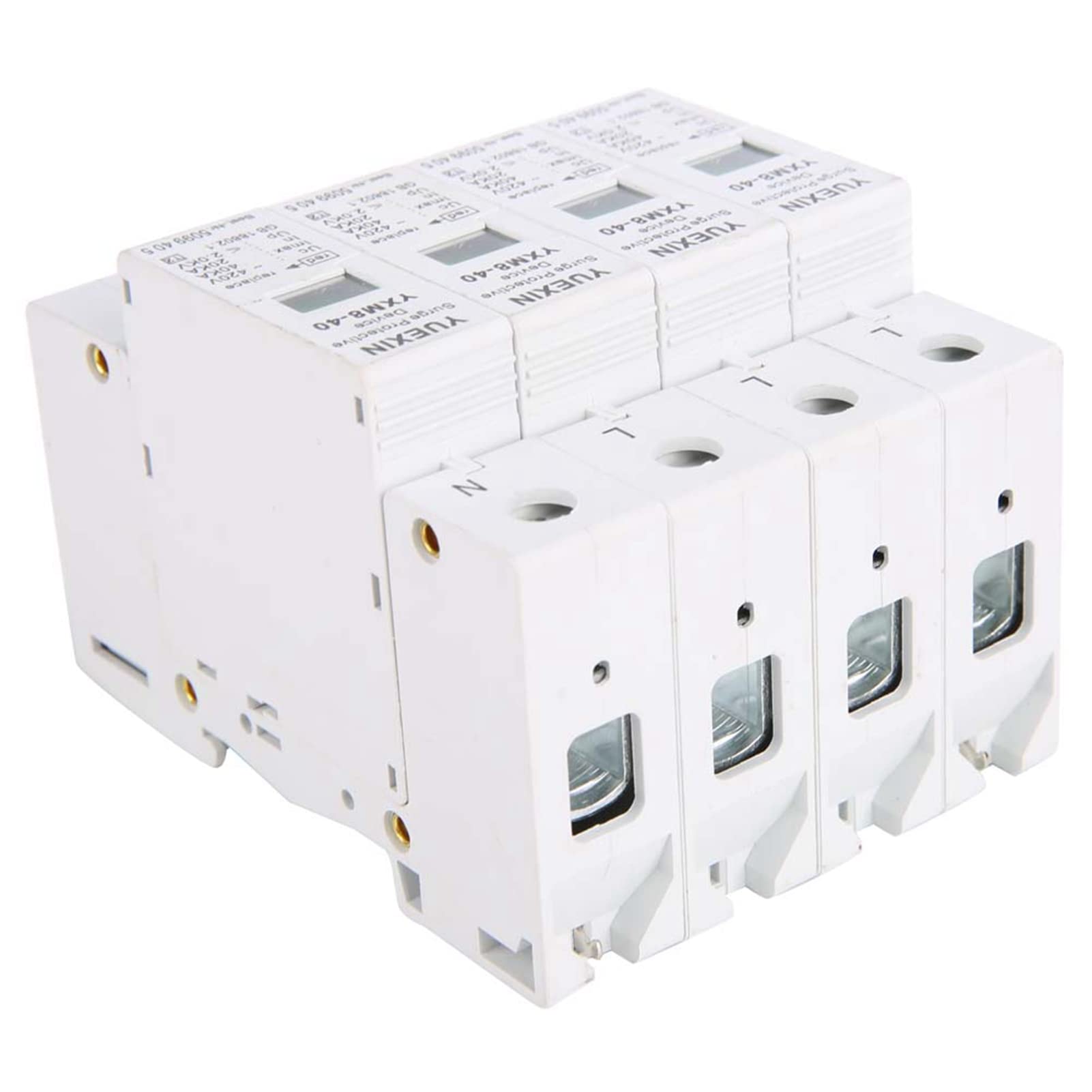 Protezione contro le sovratensioni della Casa Scaricatore 4P 40KA DIN Rail AC Dispositivo di Scaricatore a Bassa Tensione per la Protezione Tonnono
