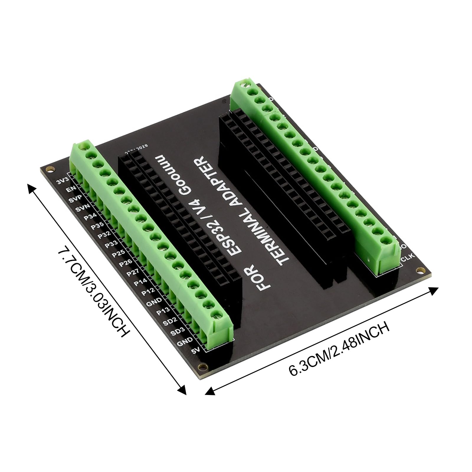 diymore 3 pezzi per ESP32 Breakout Board 1 into 2 per scheda di sviluppo 38 pin