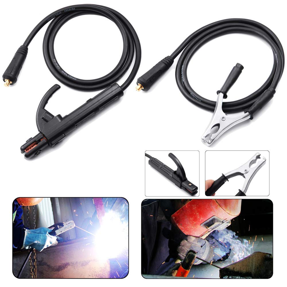 FEVERWORK 300 A spawanie gruntowe zacisk zacisk zestaw do spawania MIG TIG ARC kabel 1,5 m 10-25 wtyczka