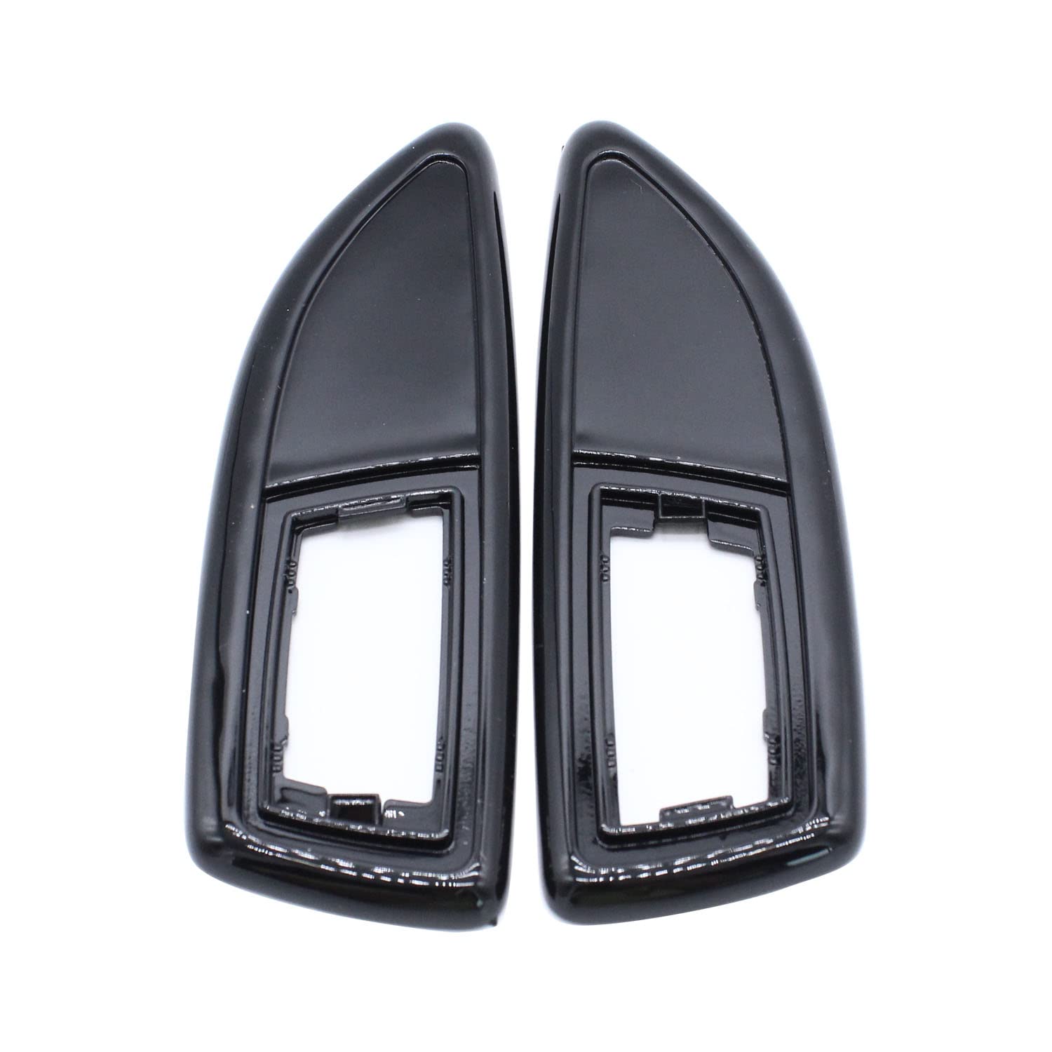 2 PCS Bright black Side Indicator Repeater Frame Compatible with Vauxhall Corsa D Range 2006-2014 Vauxhall Corsa VXR