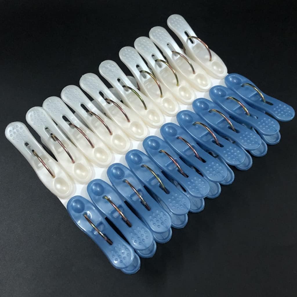 20pcs/Set Clothespins, Windproof Sock Clip, Plastic Drying Small Clip, Towel Clip, Clothing Anti-Drop Clip (Color : Multi-Colored)