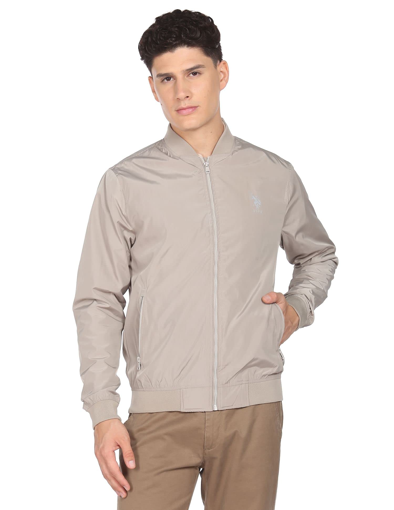 u.s. polo assn. Men Polyester Standard Length Jacket-picture-22