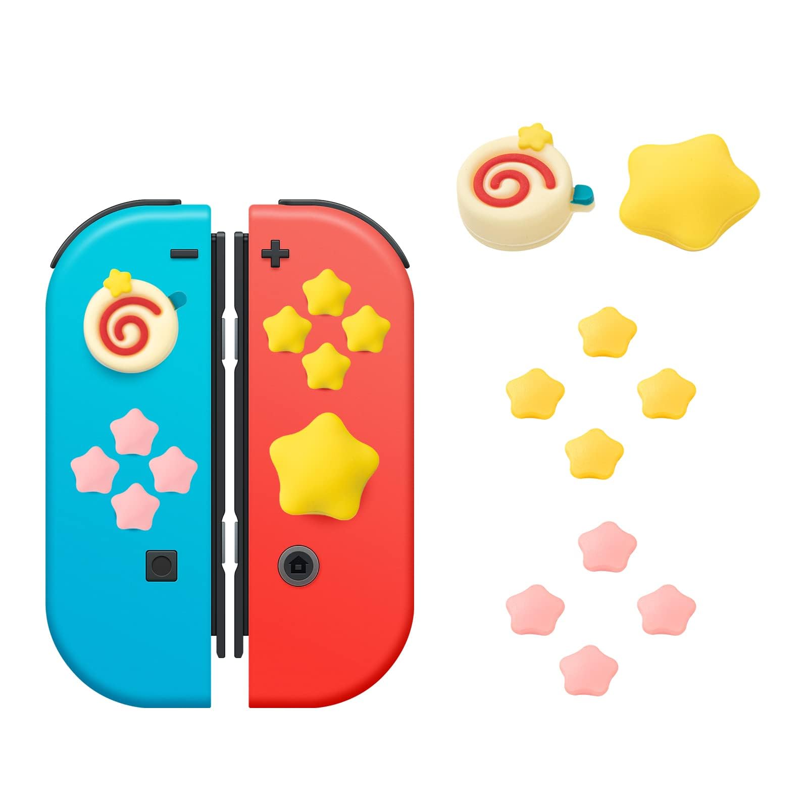 Amazon.com: Kirby Thumb Grips for Nintendo Switch, Cute Switch