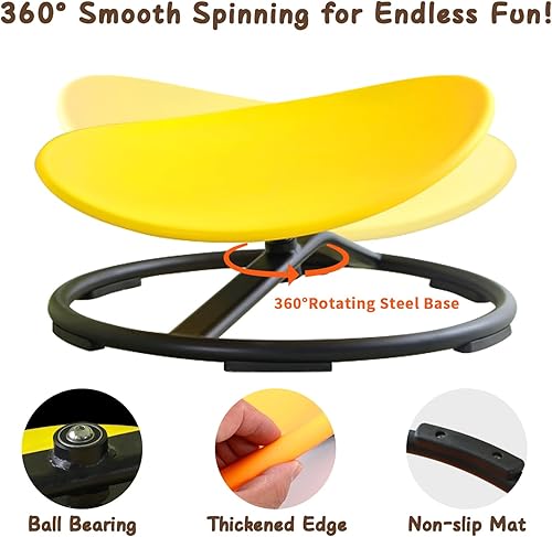 Miniatura 81 de Silla giratoria sensorial para niños con autismo a partir de 3 años, silla giratoria para niños con TDAH, sillas sensoriales para niños autistas,