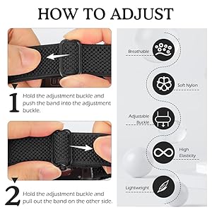 Amazon.com: Runostrich Adjustable Elastic Watch Bands