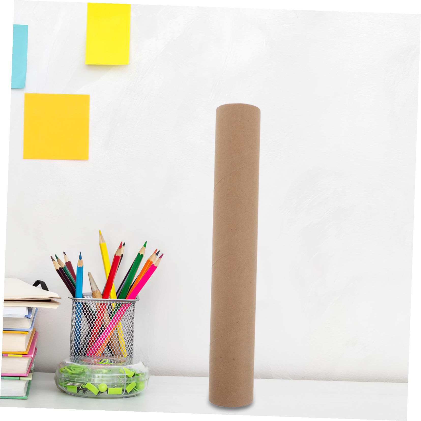 HOMSFOU 12pièces Lot de Tubes Expédition et Bouchons pour Documents Affiches et Cartes pour Stockage le Transport Protection