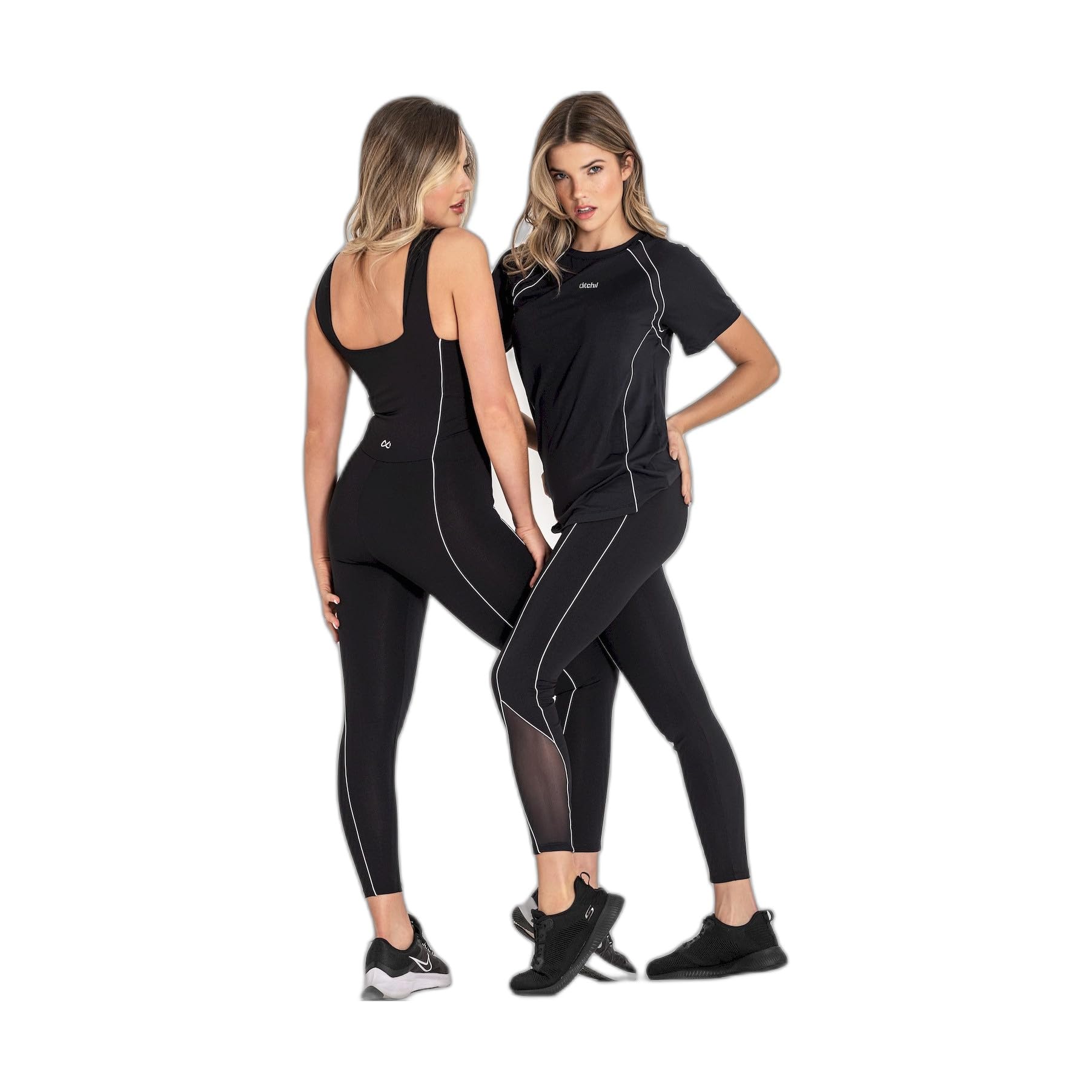 DITCHIL Mallas Deporte Mujer Leggins Running Fitness Yoga Gimnasio