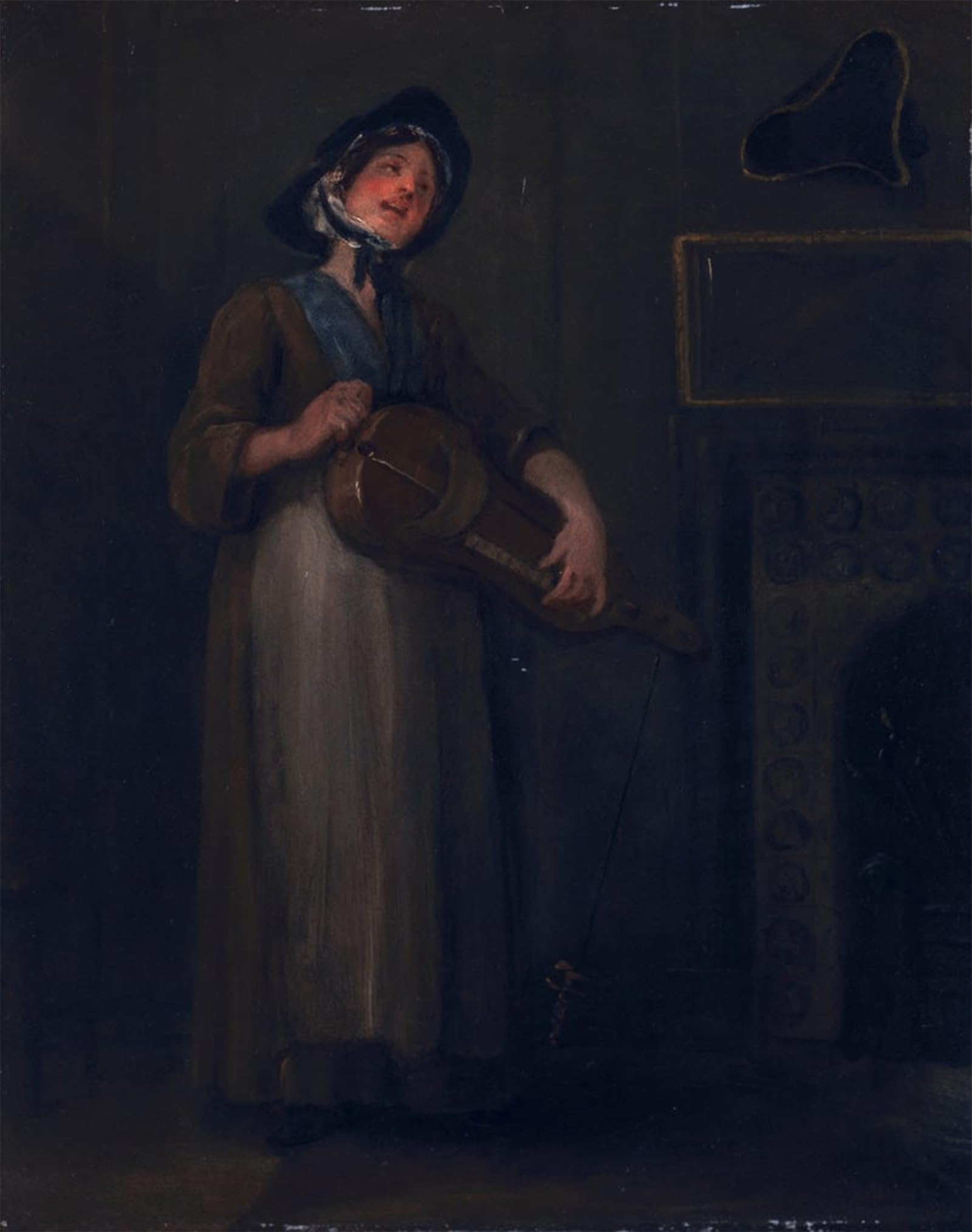 ARTXLXXBN Famous Prints Artwork Pictures Poster Painting Art the Savoyard Girl by William Hogarth Artwork Landscape Pictures for Home Decor 60x90cm
