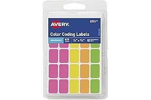 Avery Removable Color Coding Stickers, the Perfect Solution for Easy and Efficient Organization