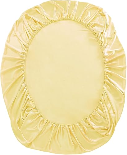 Vista 43 de LILYSILK Juego de sábanas bajeras de seda 100 de 3 piezas, 2 fundas de almohada terse, bolsillos profundos de 16 pulgadas, seda de morera de 19 Negro