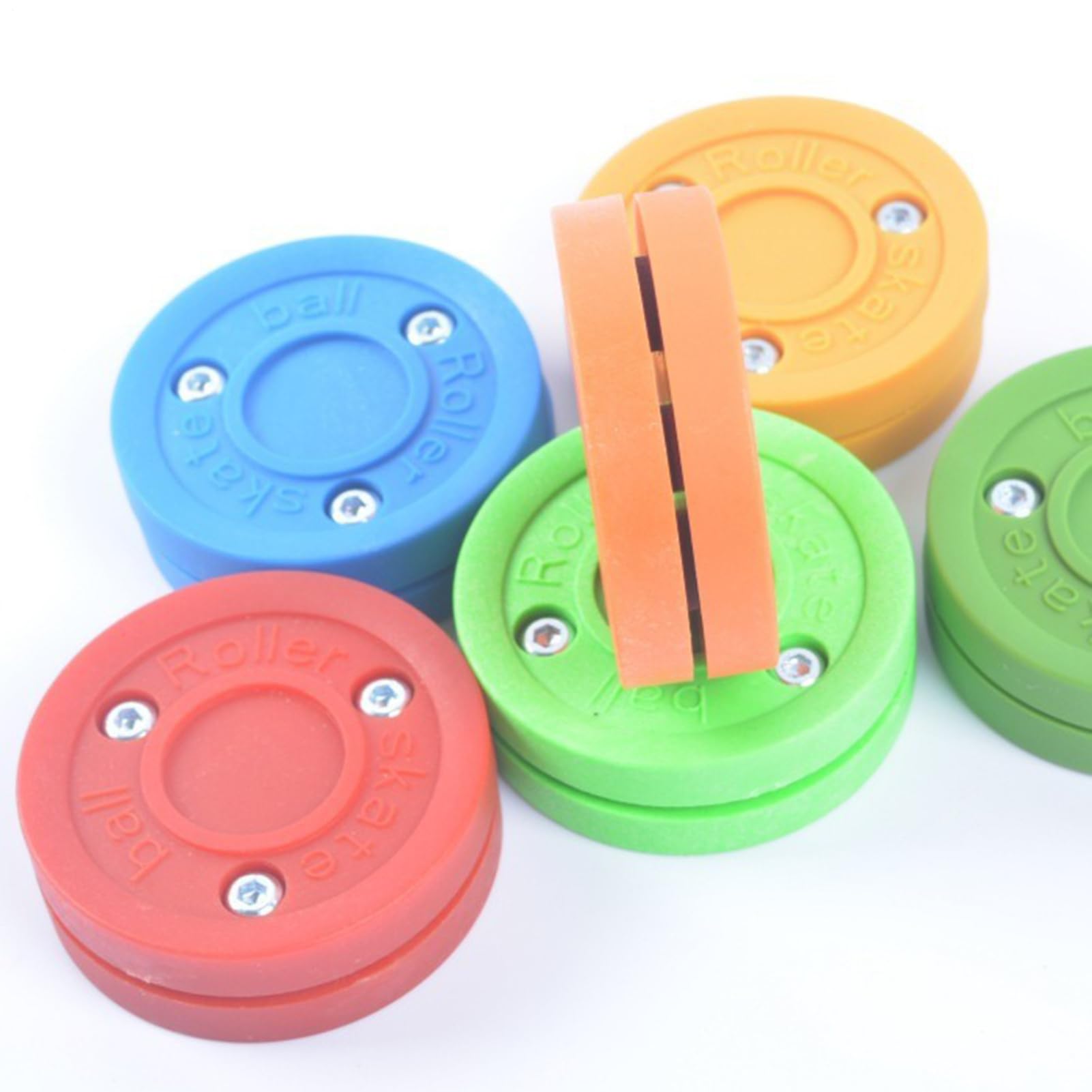 Puck Hockey Inline - Puck Hockey Street Loi Pierre | Design renforcé en acier inoxydable, équipement sportif à rouleaux d'extérieur, disque haute performance pour patinage, jeu compétitif