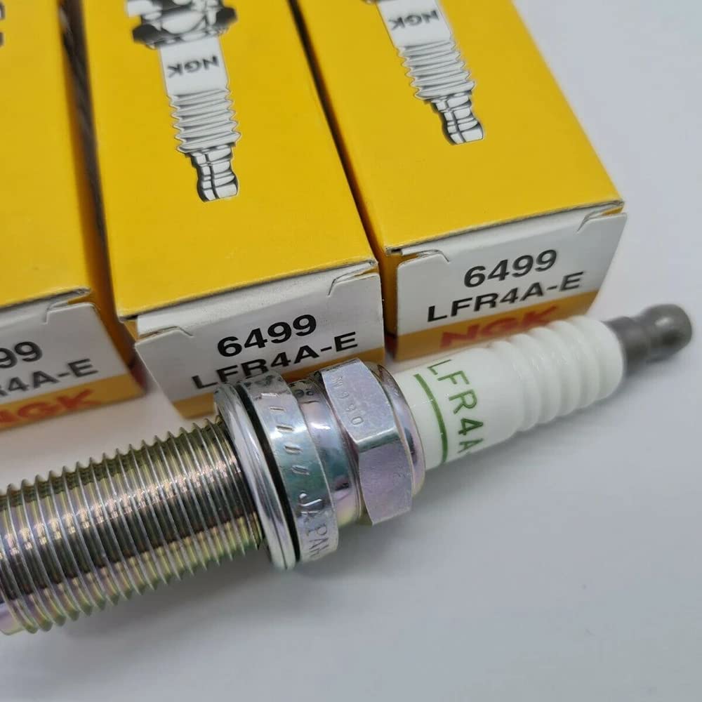 Lot de 4 bougies d'allumage NGK LFR4A-E Mercury Mariner hors-bord 75 80 90 HP EFI 4 temps
