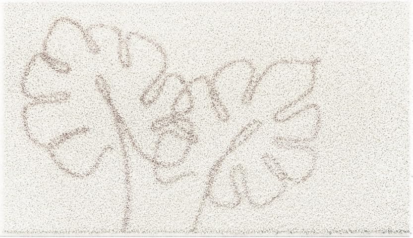 Tapis de bain haut de gamme Levana 60x100cm en coton naturel