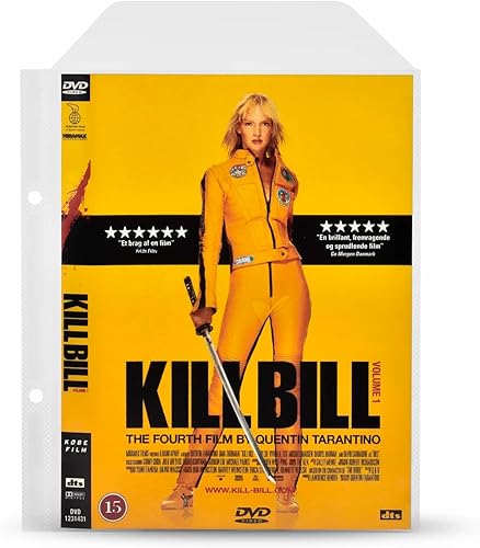 DJOIS by Tarifold - DVD Sleeves - DVD Storage & Protection - 120 Micron Orange Peel Polypropylene - 100 Unit Capacity - Space for Cover - Closing