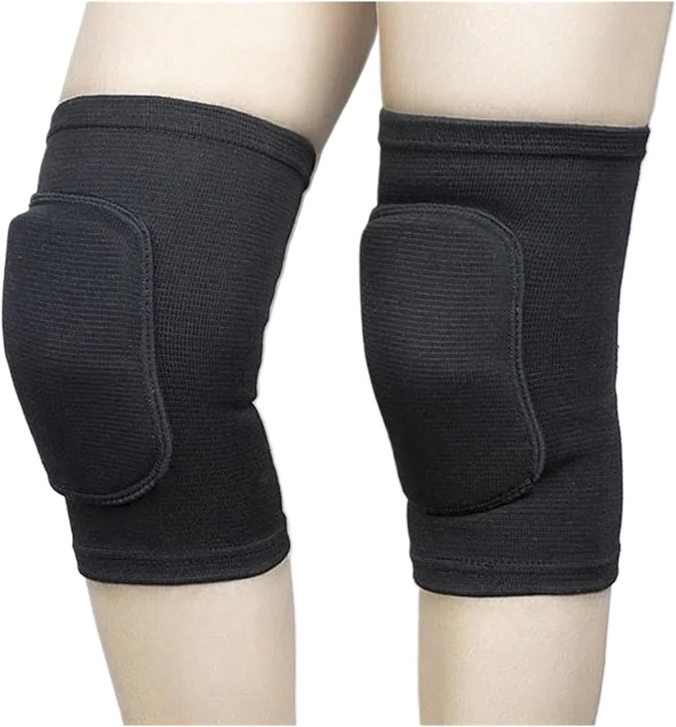 2 Pcs Sports Knee Pads Compression Dancing Knee Protector Support Thickened Sponge Volleyball Yoga Knee Brace Adult Kid(Color 04,M(45-60KG))