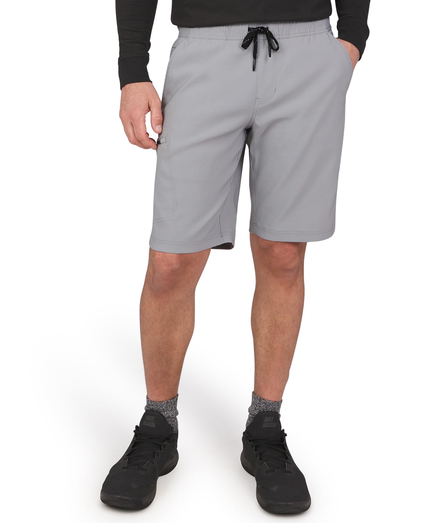 Weatherproof Vintage Mens Shorts - Casual Drawstring Cargo Shorts for Men | Casual Summer Short | Quick Dry Hiking Short Men
