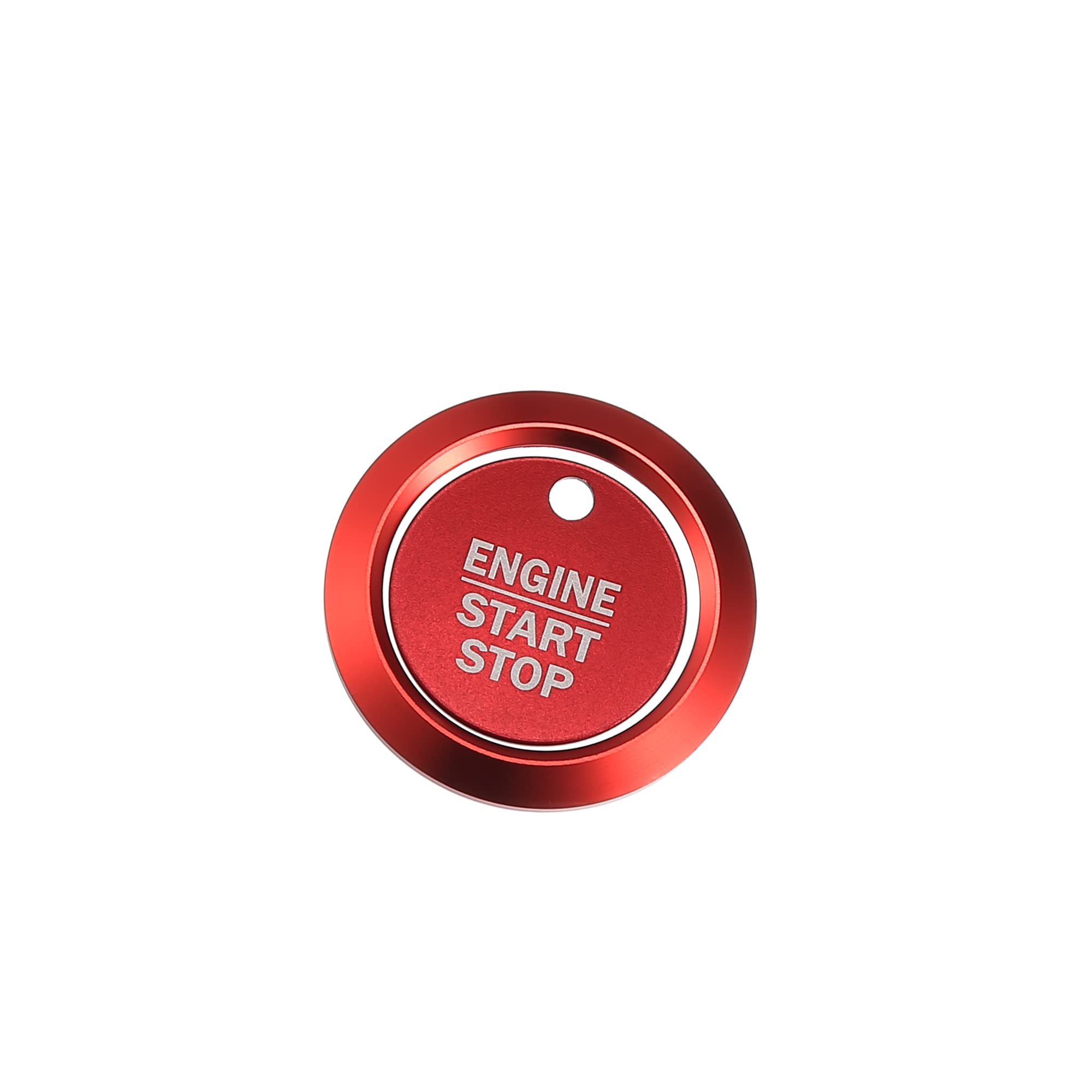 ACROPIX Engine Start Stop Button Cover Kit One Click Push Start Button Trim Sticker Fit for Ford F-150 - Pack of 1 Red, Pushbutton Switches - Canada