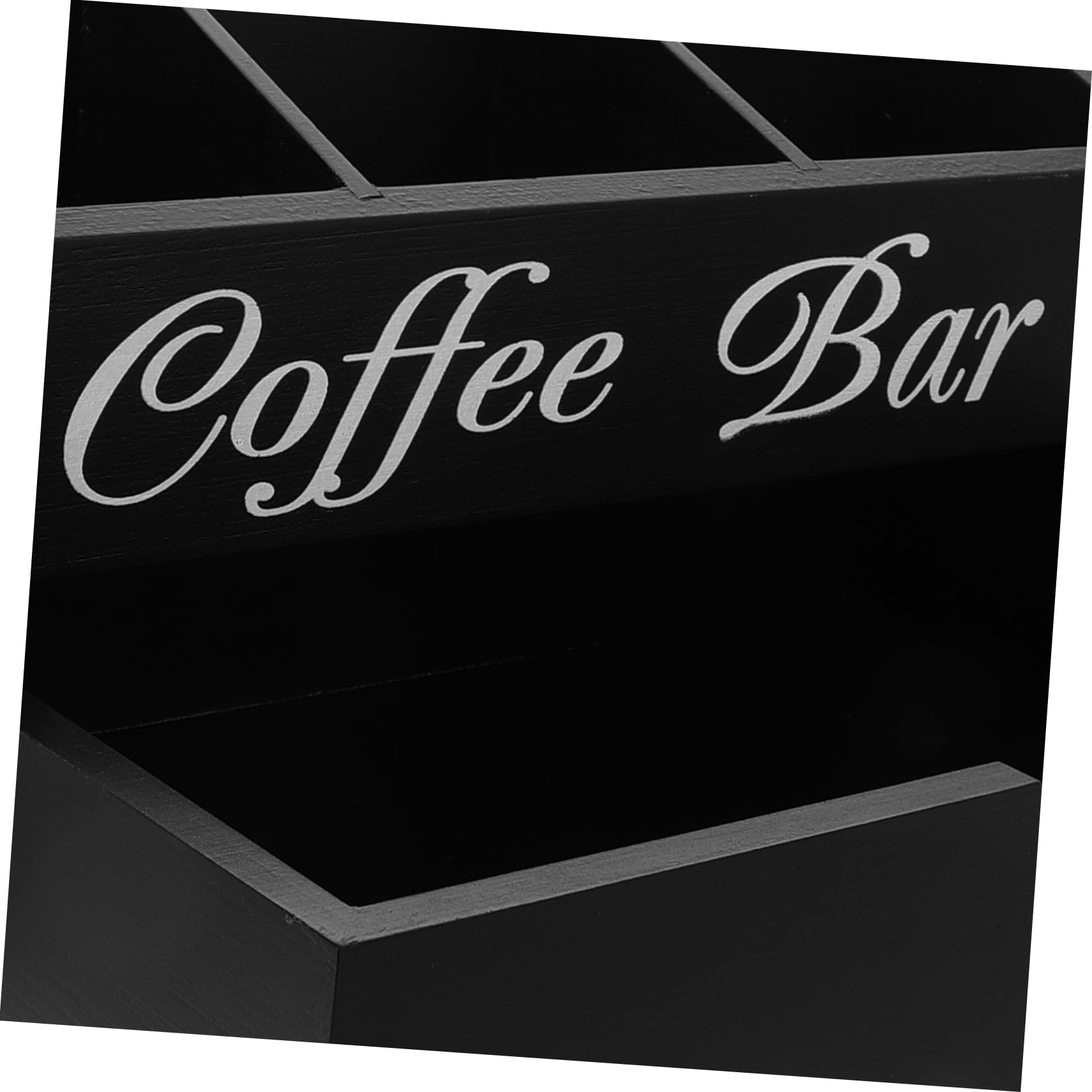 Kaffee Station Organizer Aus Holz Multi-funktionale Aufbewahrung Für Kaffee Tee Und Zubehör Stilvolles Design Für Küche Büro Platzsparender Organizer Mit Fächern
