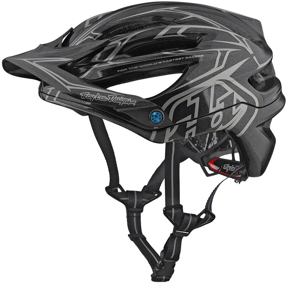 Troy Lee Designs A2 Pinstripe 2 Adult BMX Helmet - Gray/X-Large/2X-Large
