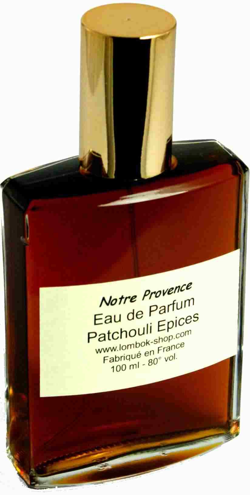 Eau de parfum Patchouli épices 100 ml