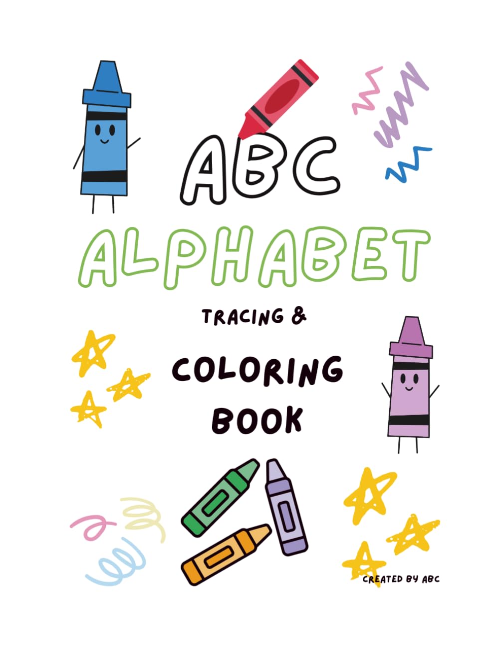 ABC Alphabet Tracing & coloring book