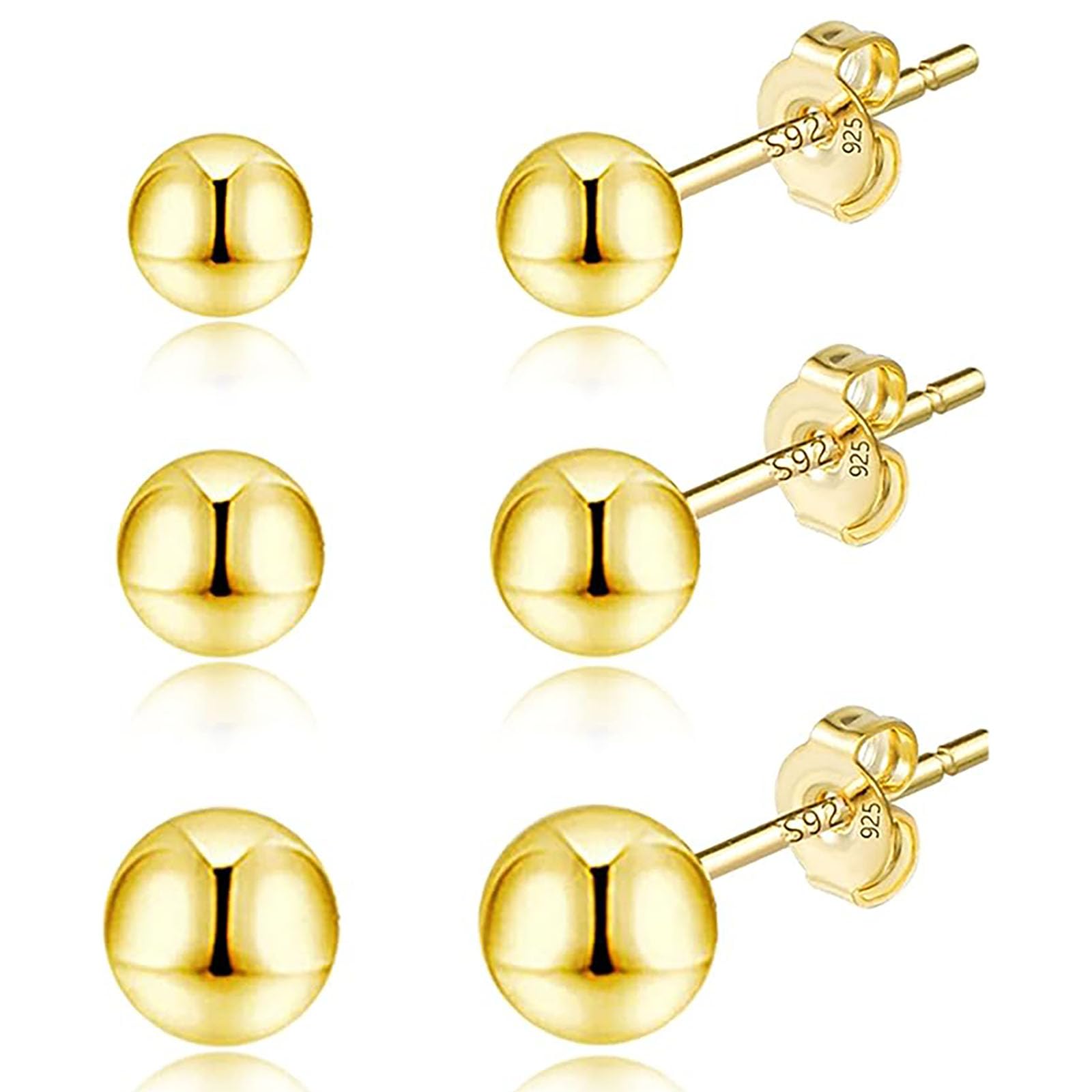 Orecchini A Bottone Pasquali - 2 Paia, Coniglietto E Pulcino, In Argento Per Donne E Bambine - Foto 4