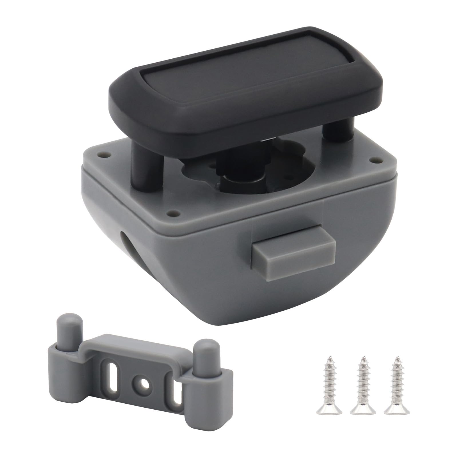 CYDZSRA Boat Motor Home Cabinet Locks Efficient Locking Solutions Keyless for Camper Car Users Convenient Efficient Boat Motor Home Cabinet Drawer Lock, Black