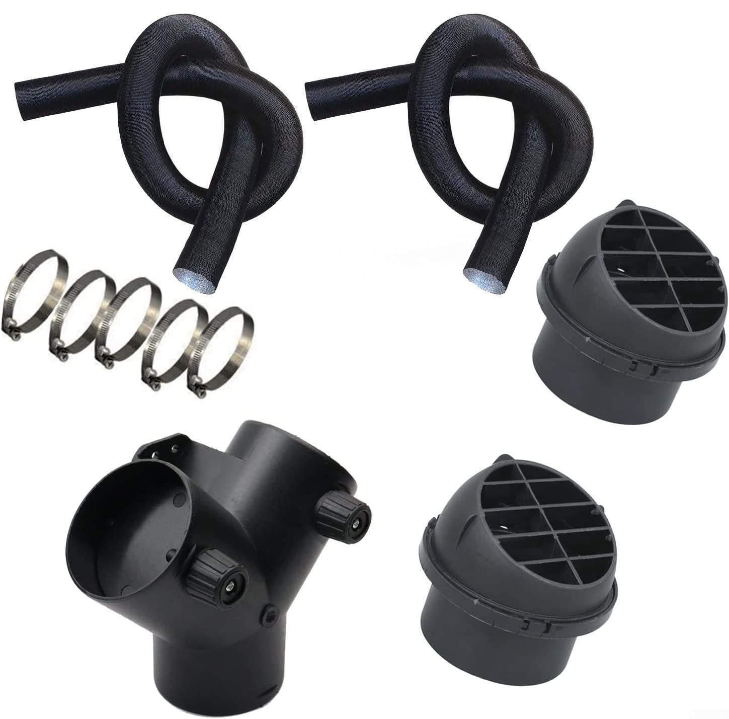 Adaptateur De Tuyau Chauffage Webasto 60mm Vers 75mm - Connexion Facile Pour Chauffage Stationnement