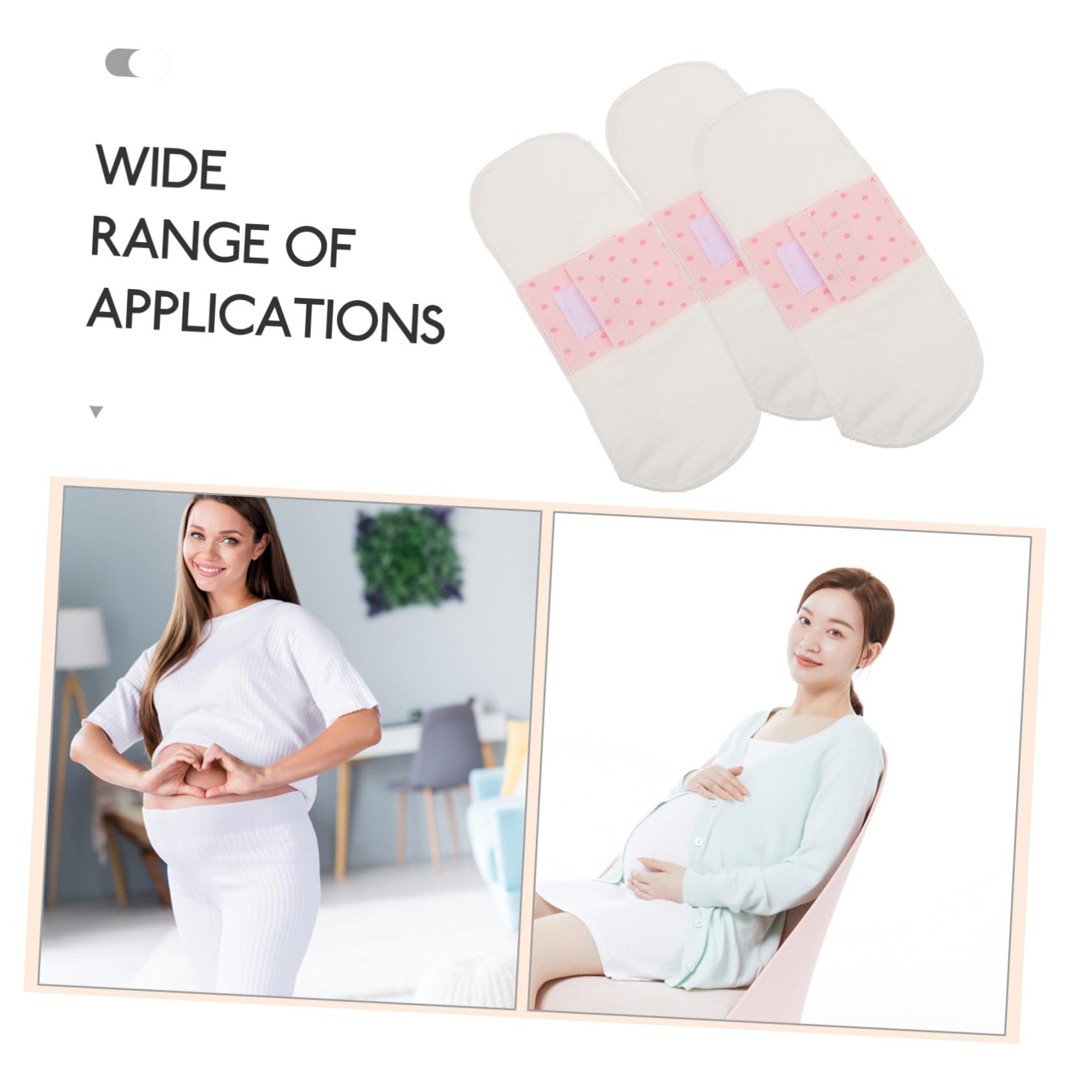 Beaupretty 12 Pcs Doublure De Serviette Hygiénique Impression Serviette Hygiénique Serviettes Hygiéniques Pour Femmes Pendant La Nuit Protège-Slips Réutilisables Pour Femmes Serviette