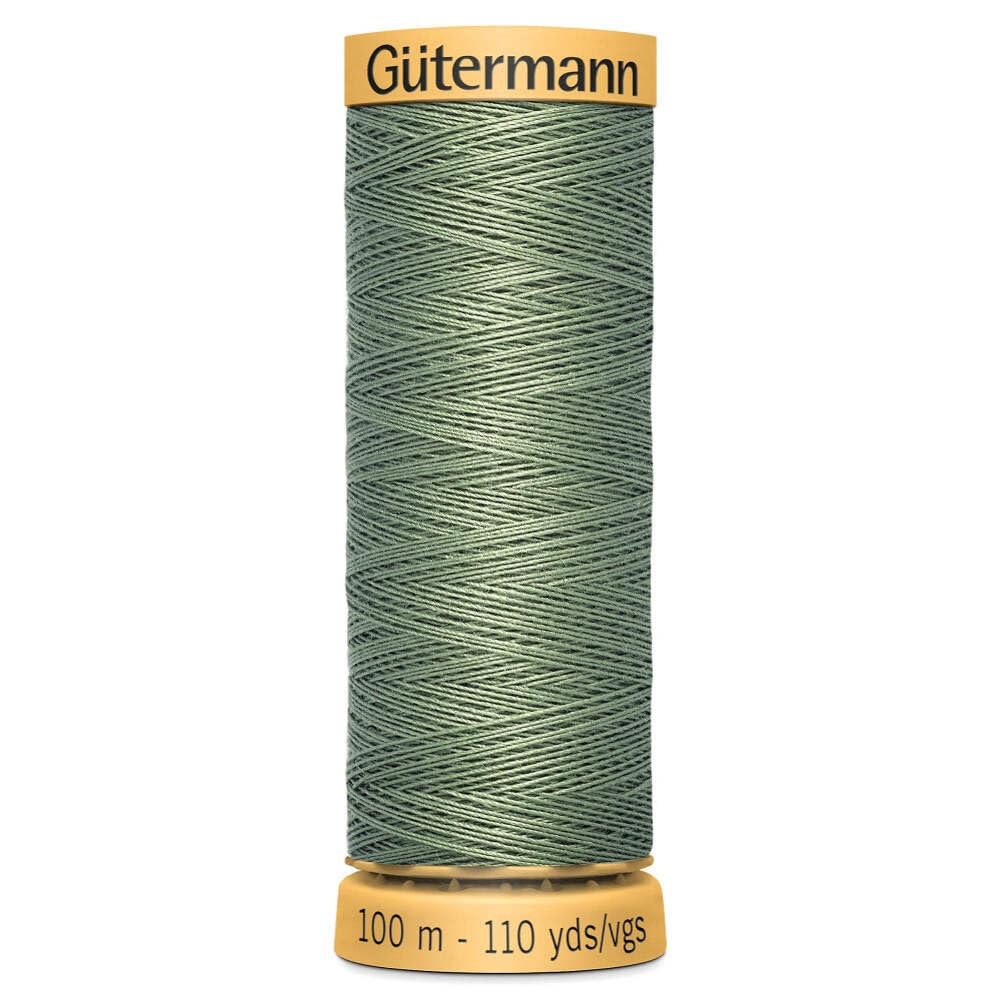 Gutermann Natural Cotton 100m Quilting Sewing Machine Sewing Thread Green - 9426