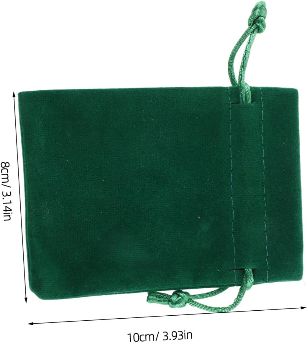 20pcs Velvet Drawstring Dice Bags for Tarot Cards and Earrings image 2