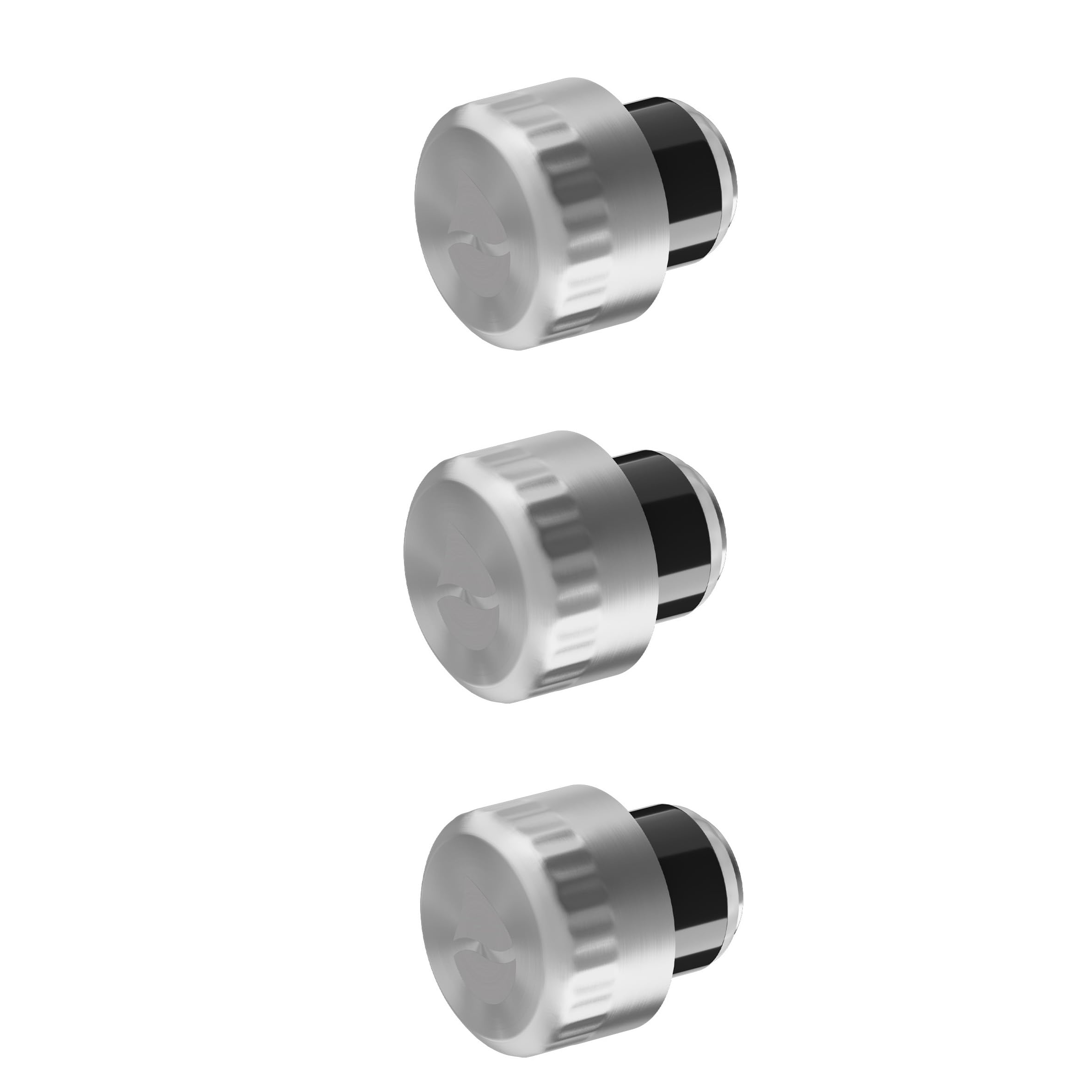 FLSK Tappo Di Ricambio Argentato Per Bottiglia 500ml - Coperchio In Acciaio Inox