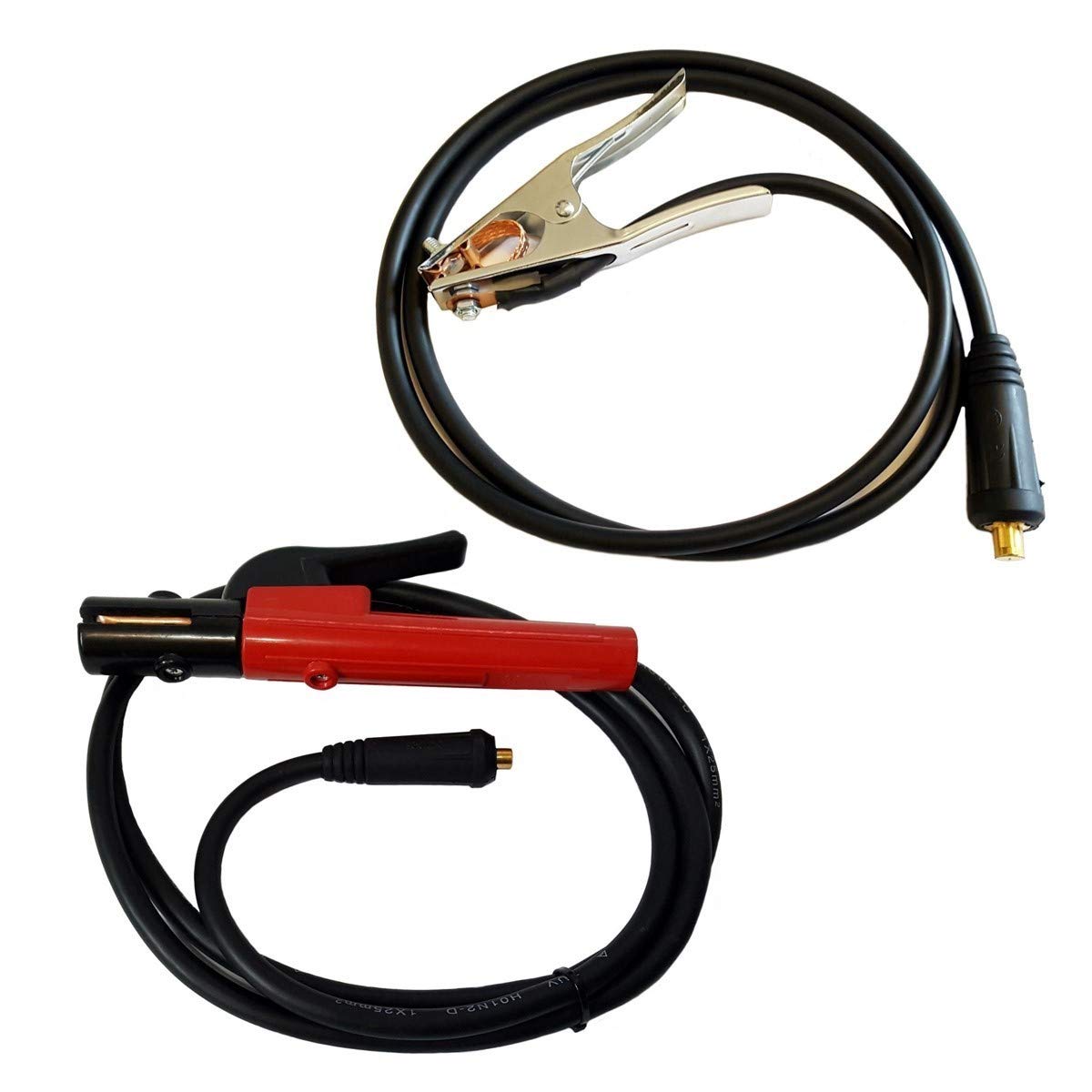 Buy Earth CLAMP + Electrode Holder Cable Welding Ground ARC MMA 200A 2M