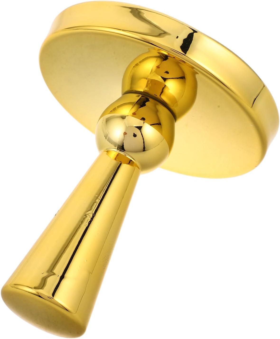 TOYANDONA Universal Mannequin Stand Topper for Display Heads with Simple to Attach and Detach Plastic Adapter, Elegant Golden Boutique Cap for Shop Environments and Clothing Shops