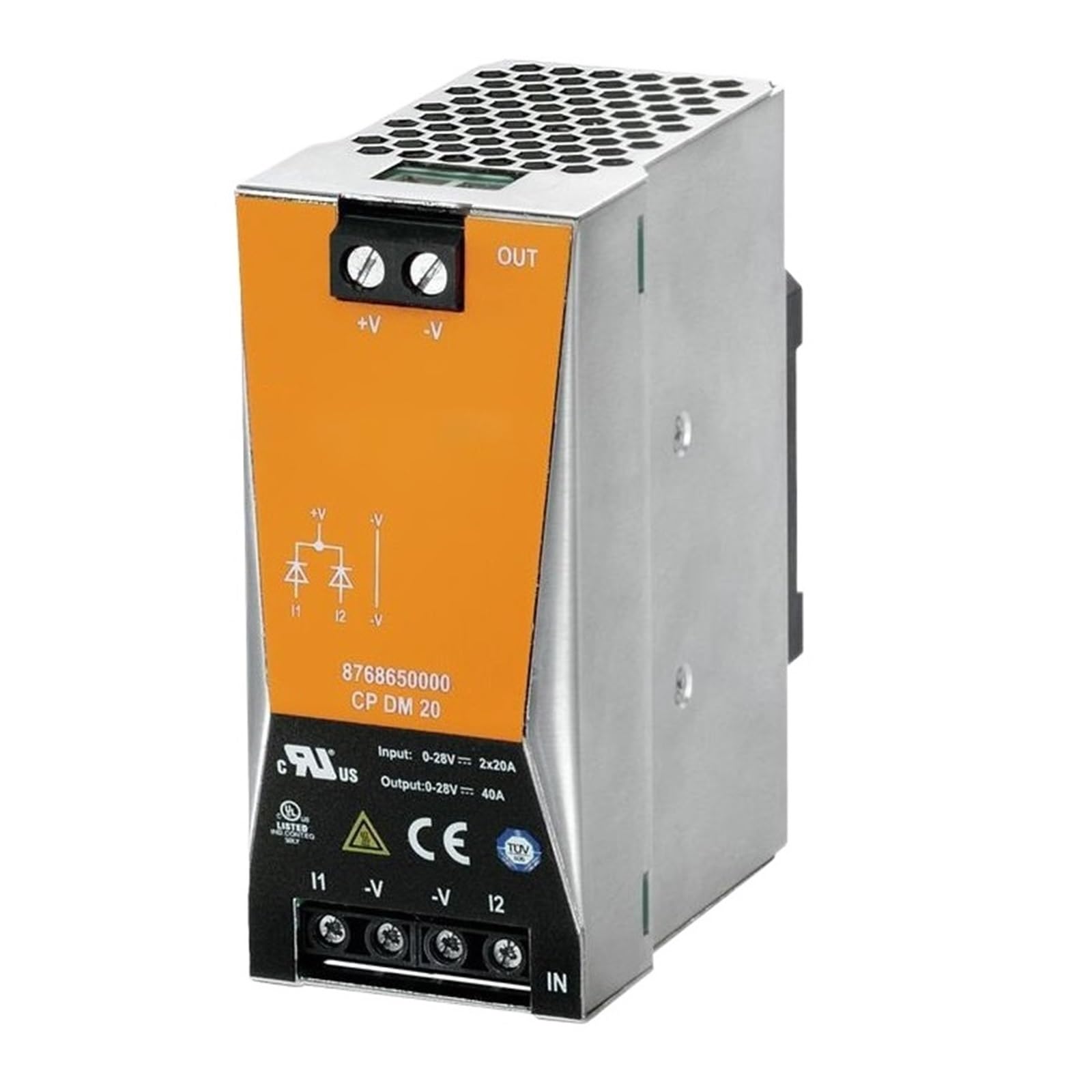 Module de diodes CP-DM-20 bloc de redondance pour rails électriques