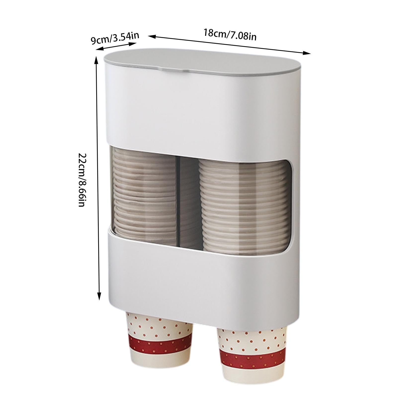 Dispenser per tazze da bagno, montaggio a parete, porta bottiglia per feste, dispenser per acqua refrigerante, montaggio a parete, per bagno, sala pausa, palestra
