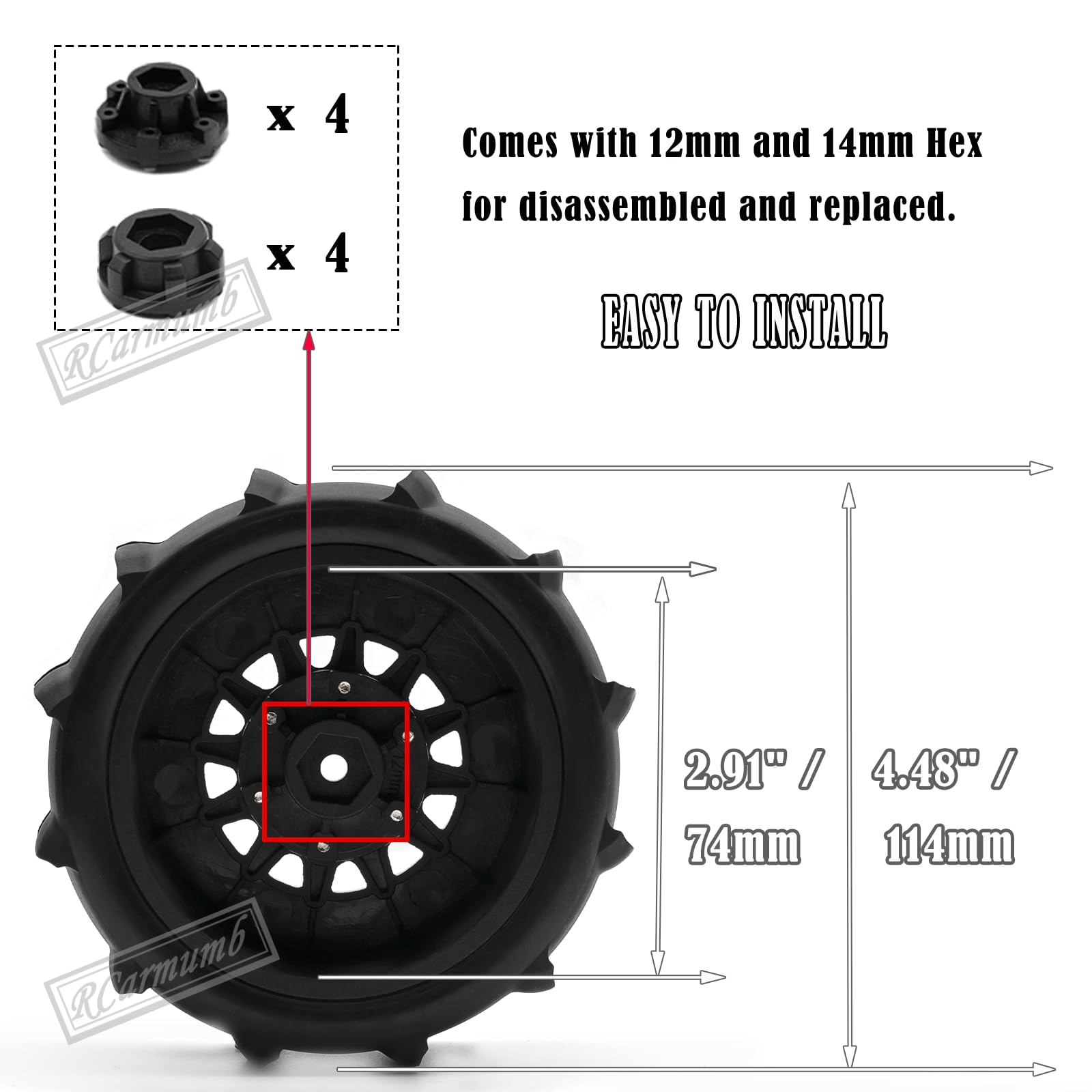 Adi guna 様クリンチャーホイール かボーン黒 赤ハブ