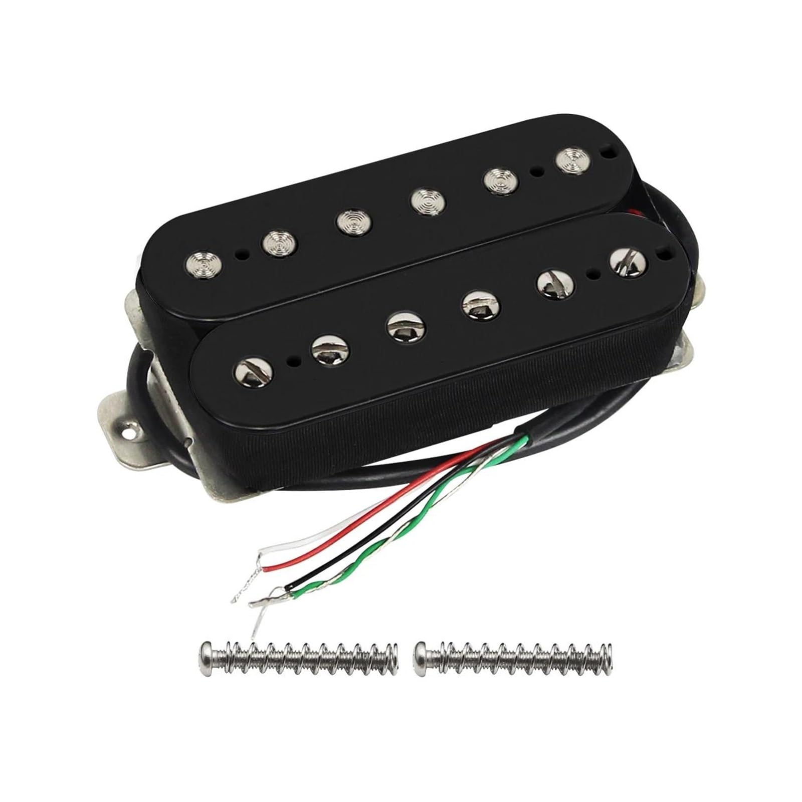 Das 3 Teilige Alnico 5 SSH Tonabnehmerset Für E Gitarre Enthält Dual Rail Single/Humbucker Spulen In Schwarz