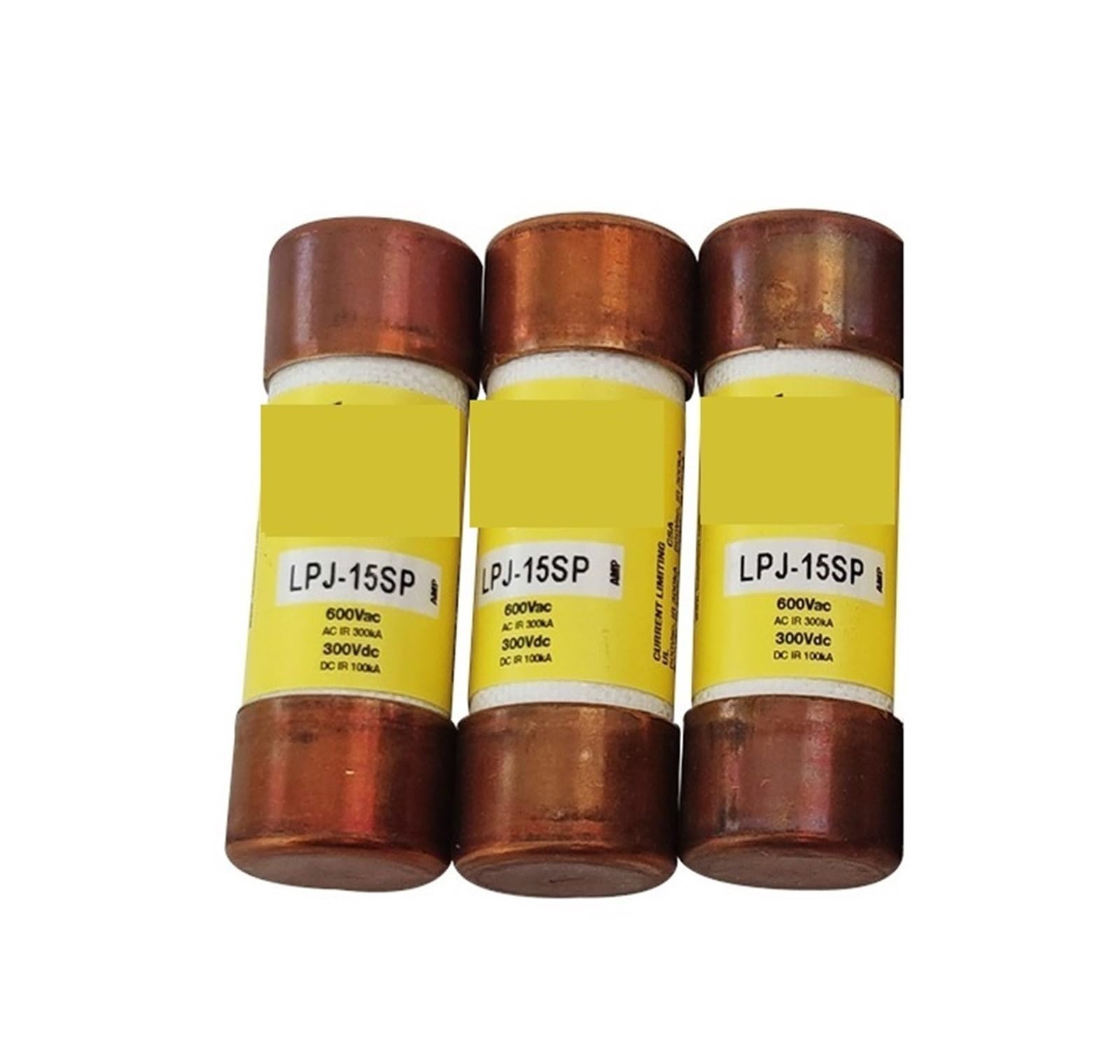Fusible LPJ-15SP 15A cartouche temporisée classe J pour armoire électrique industrielle
