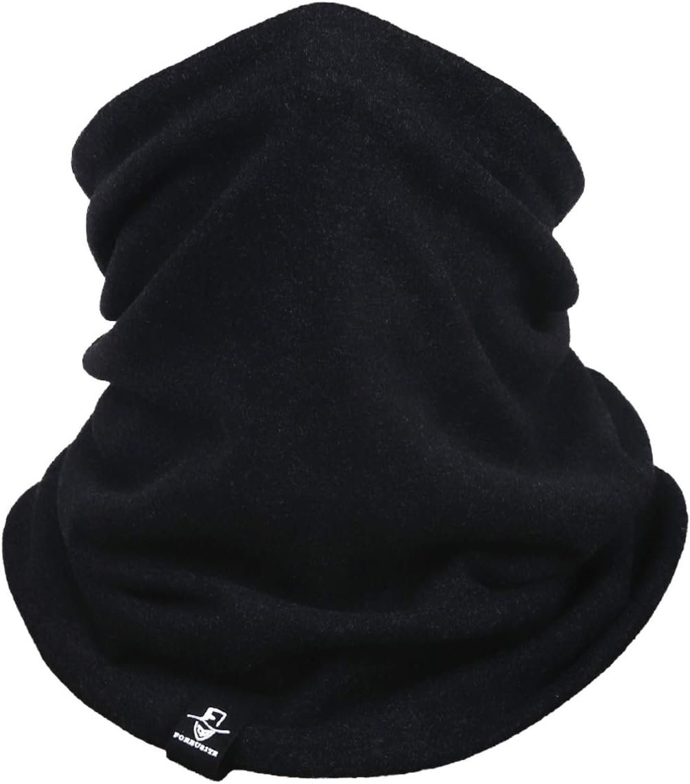 HISSHE Mens Womens Warmer Winter Neck Gaiter Bandana - Ski Tube Scarf Balaclava Face Cover Mask