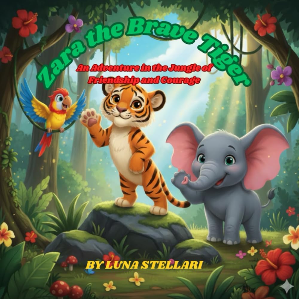 Zara the Brave Tiger: An Adventure in the Jungle of Friendship and Courage