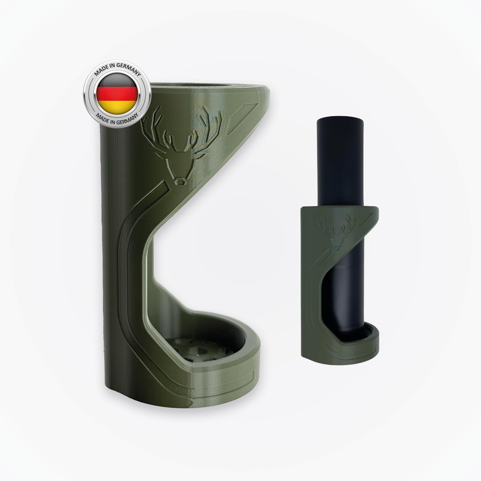 Schalldämpferhalter 65mm - magnetisch, inklusive 45 mm & 55mm Adapter, 6 Kg Haltekraft