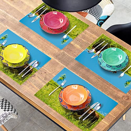 Set de table lavable pour protéger la table des enfants motif vache - 8