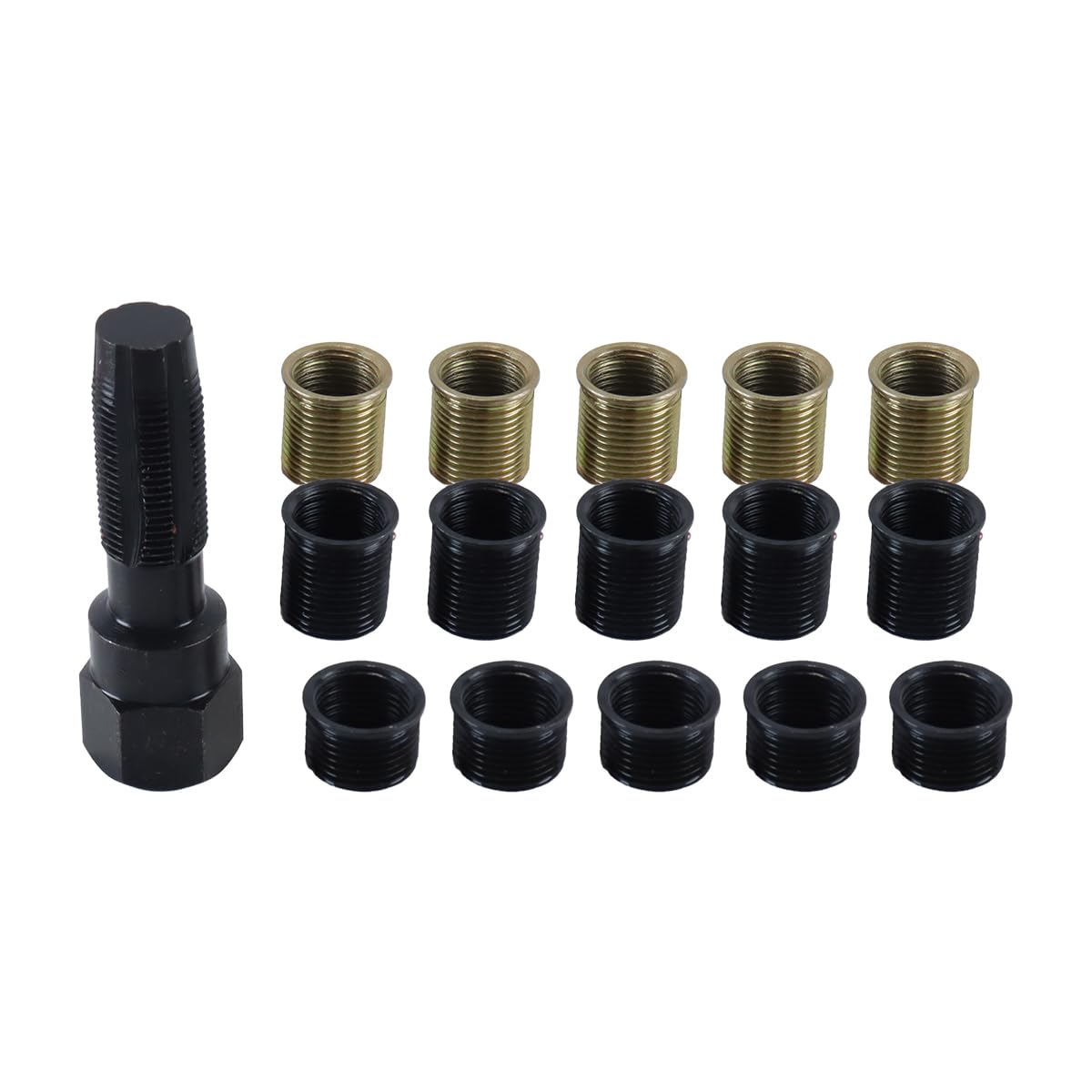 Kit De Réparation De Filetage De Bougies D'allumage M14 X 1,25 Avec Boîte De Rangement