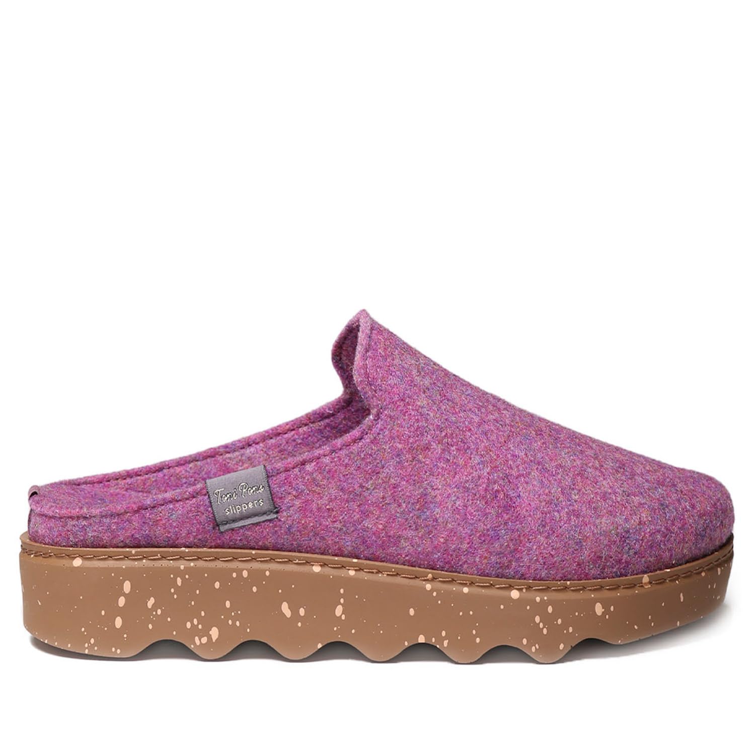 JOKO-FR - Zapatilla de casa para mujer tipo zuelo, en fieltro reciclado.