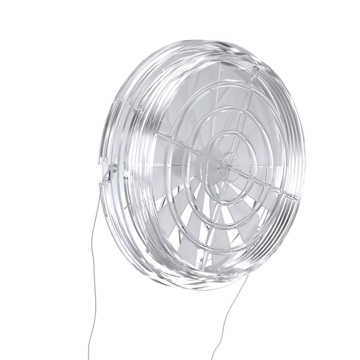 Aérateur de ventilateur pour vitres avec ouverture et fermeture (Sans filet anti-septiques trou 160)