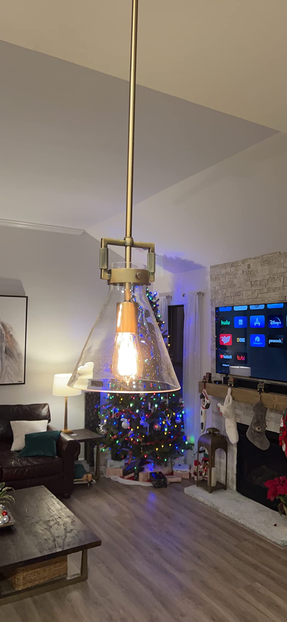 Picture of $9/mo - Finance Nathan James Vincent Glass Pendant Lighting, Hanging ...