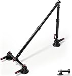 NEEWER Rig vidéo de montage d'épaule avec Arca Release rapide DSLR caméra & Montage du caméscope, double poignée 15mm Rods (16"/40cm), Stabilisateur vidéo de tournage Compatible avec SmallRig Suivez Focus, SR007
