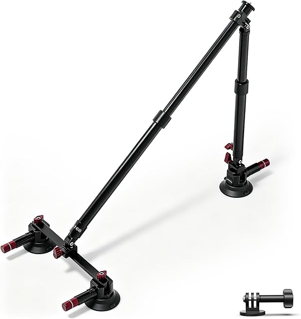 NEEWER Rig vidéo de montage d'épaule avec Arca Release rapide DSLR caméra & Montage du caméscope, double poignée 15mm Rods (16"/40cm), Stabilisateur vidéo de tournage Compatible avec SmallRig Suivez Focus, SR007