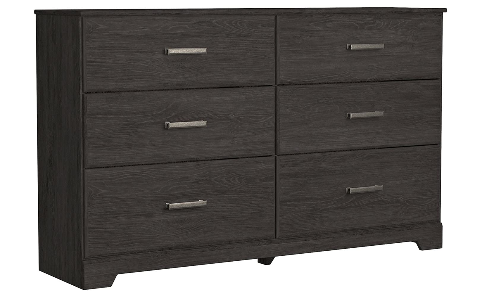 Signature Design by Ashley Belachime 6 Drawer Dresser, Black 59.53" x 36.46" x 15.59"